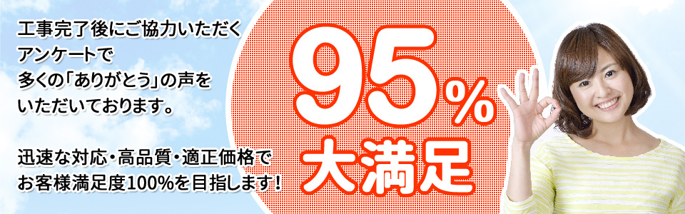 川崎給湯器交換センターはお客様満足度100%を目指します